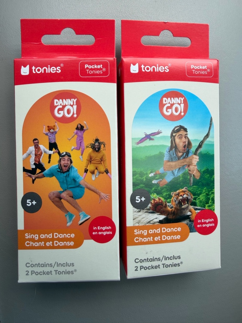 DANNY GO! 4 Pocket Tonies Bundle Adventure Beats & Dance Party Tonie Toniebox